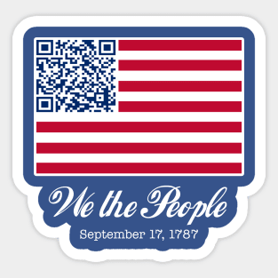 QR Constitution Sticker